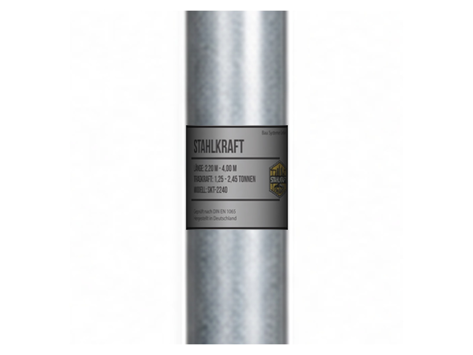 Etiqueta SKT-2240 pegada al tubo