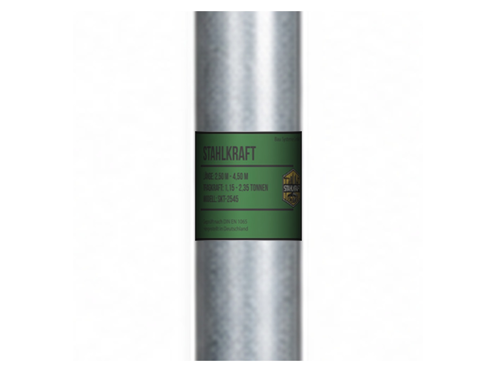Etiqueta SKT-2545 pegada al tubo